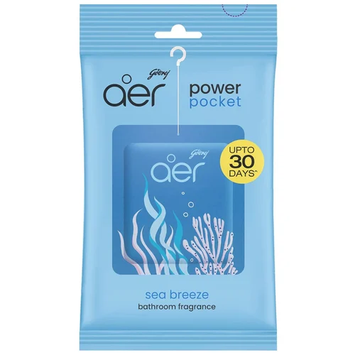 Godrej aer Power Pocket Bathroom Freshener – Assorted Pack of 3 (30g)| Lasts up to 30 days | Germ Protection